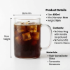 Cold-Brew Glass Mug